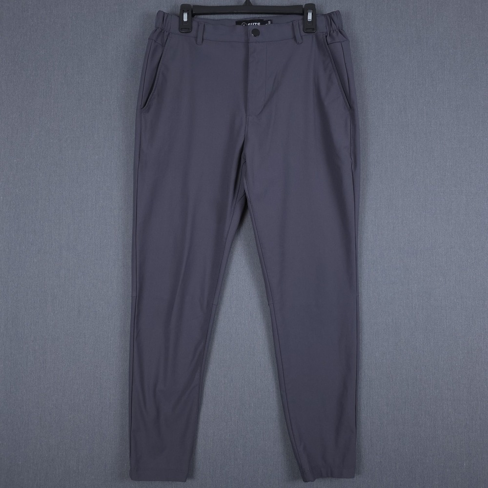 Cuts Clothing AO Joggers‎ Mens Large Cast Iron Tapered Performance Chino Pants